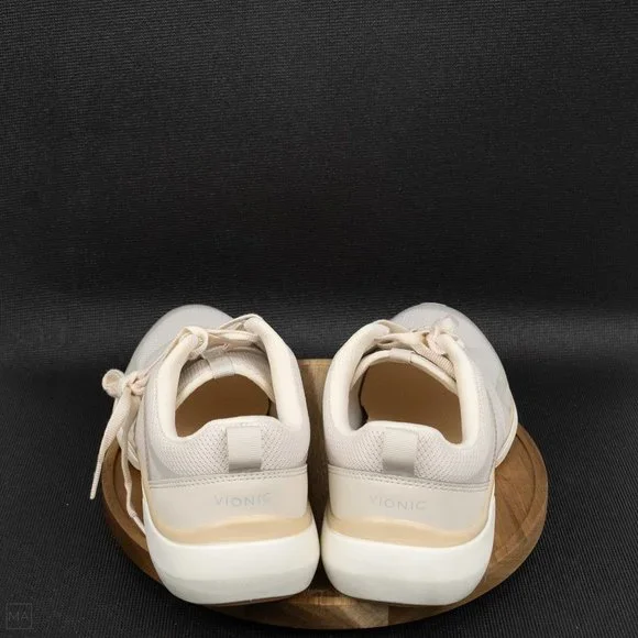NWOT Vionic Women's Leyo Sneakers Cream - Picture 4 of 9
